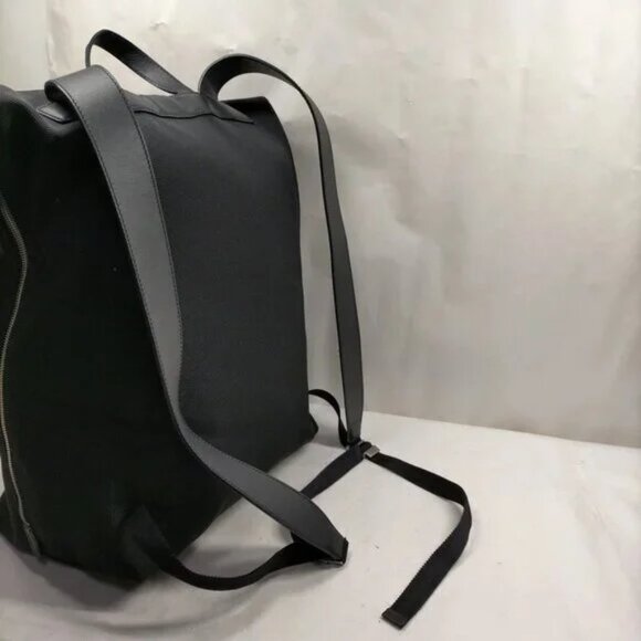 Gucci BackPack Bag Sherry Line Black Canvas 850-032125 - Picture 7 of 16